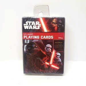 New Star Wars Playing Cards The Force Awakens Villains Themed Collectors Edition